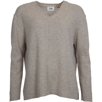 ISAY Robin V-Neck Stickad Tröja Smokey